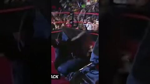 Batista power bombs triple H through a table #shorts