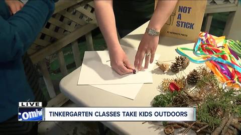 Turning nature into a classroom with "unpaints"