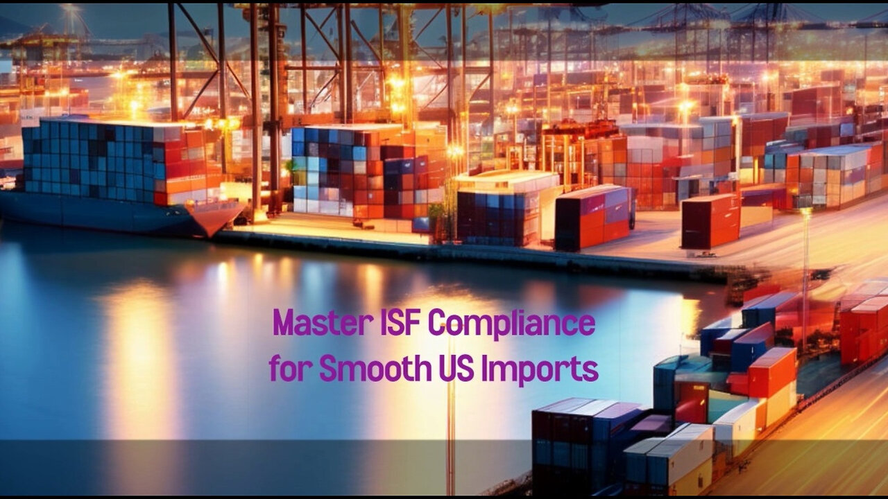 Unlocking the Secrets of ISF Compliance: Why Importers Shouldn't Ignore It!