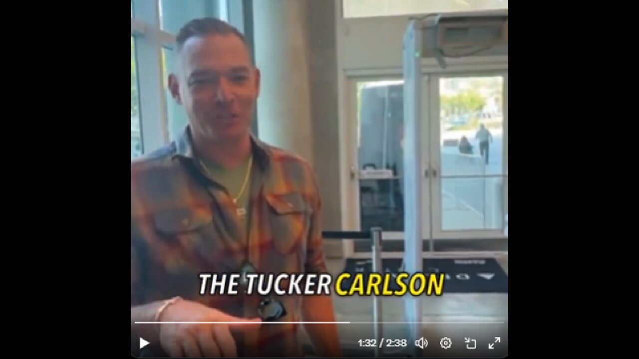 Stew Peters BANNED from entry to a ticketed VIP event by Tucker Carlson
