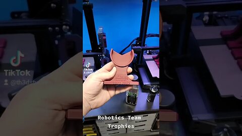 Getting trophies printed up for a local robotics team. Got my machines cranking them out. #shorts