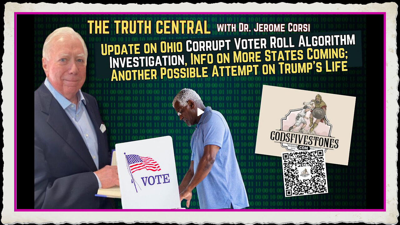 Update on Ohio Corrupt Voter Roll Algorithm Investigation; Another Possible Attempt on Trump’s Life