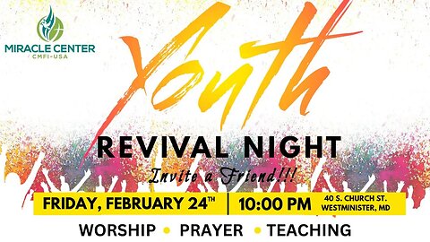 YOUTH REVIVAL 2023 // June 16