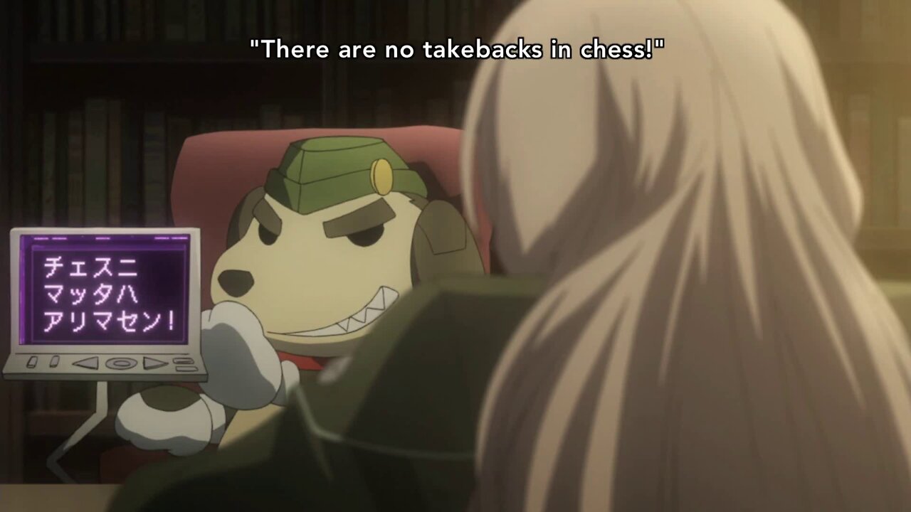 Cat Planet Cuties OVA - Jens and Muttley playing chess
