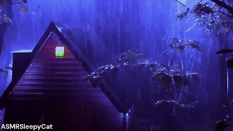 💤Desert Rain for Deep Relaxation ︱Deep SLEEP, Relieve Stress, Meditate⚡🌧