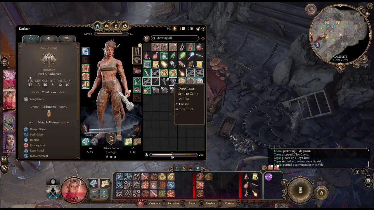 Baldur's Gate 3 Blind With Pink And Tig
