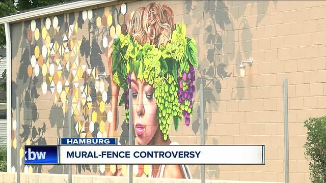 Fence plans causing controversy for brand new mural in Hamburg
