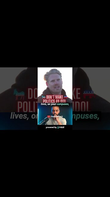 Don't make POLITICS an idol! 🤯 #jesus #christianity #god #spirituality #bible #conservatism