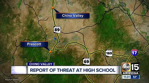 Report of school threat at Chino Valley
