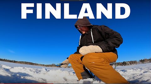 🇫🇮 Ice Fishing in Vitsjö, Finland (#finland #icefishing #vitsjö) 🧊