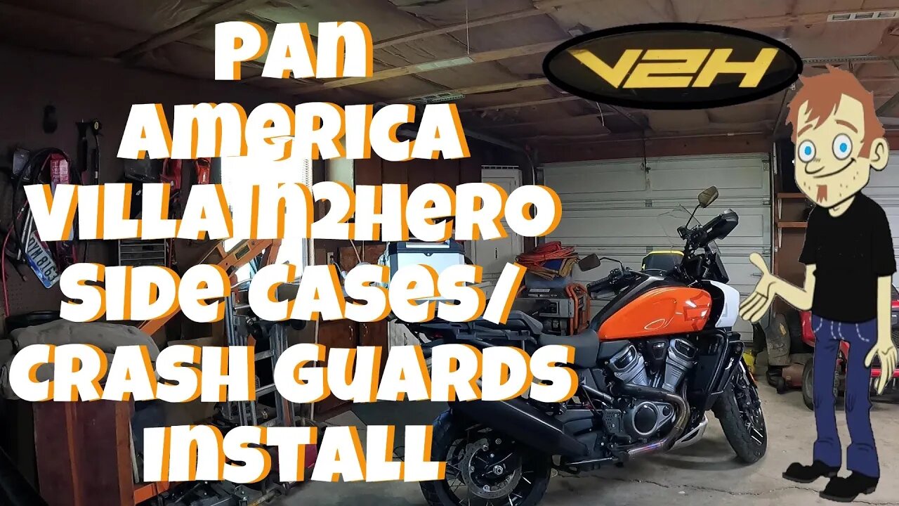 Pan Am Villain2Hero Side Cases/Crash Guards Install