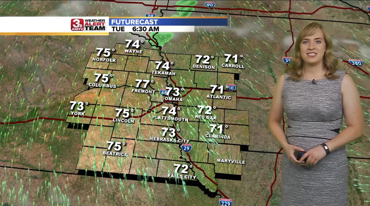 Audra's Tuesday Forecast