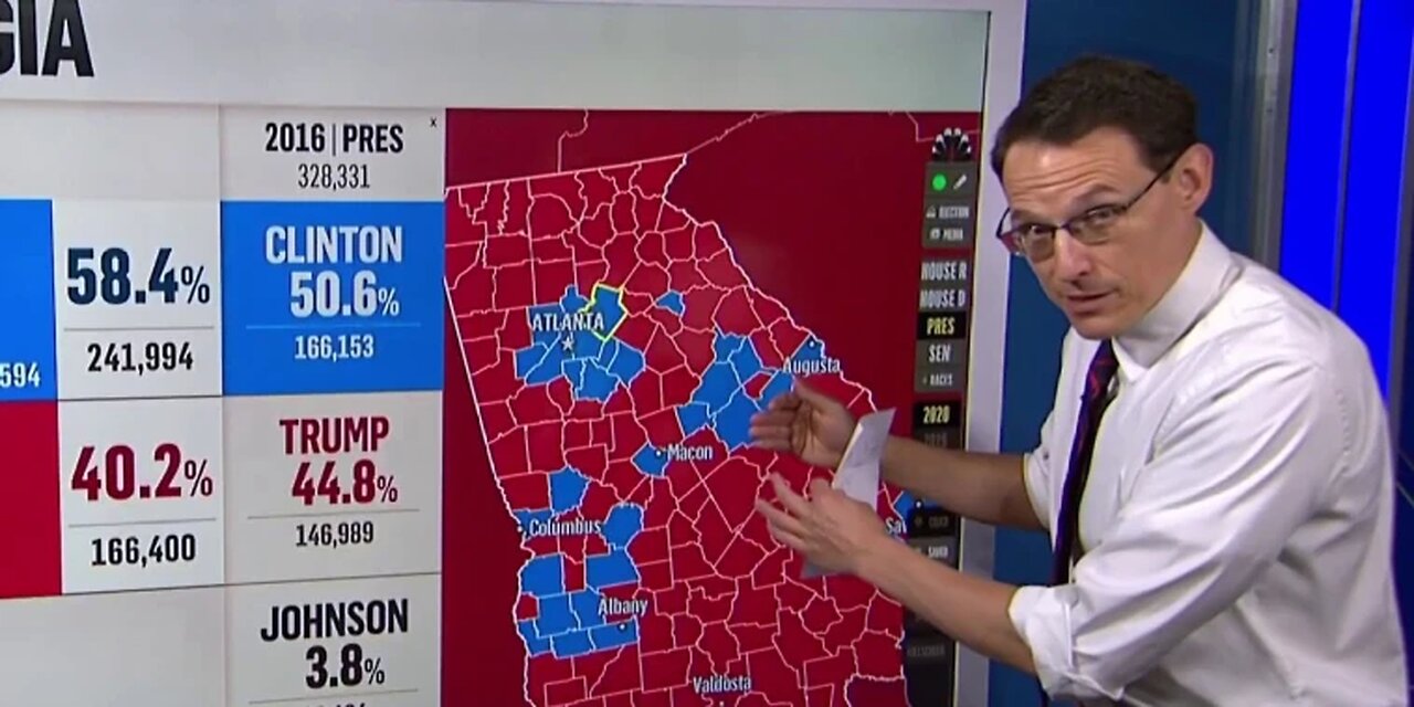 Two counties that could swing the election