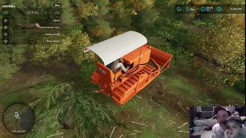 Clearing Home Site With Bulldozer