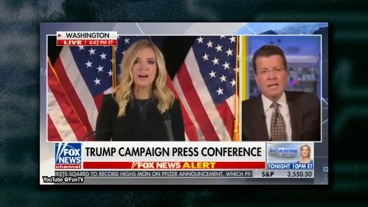Fox News' Neil Cavuto Cuts Away from Kayleigh McEnany As She Discusses Alleged Voter Fraud