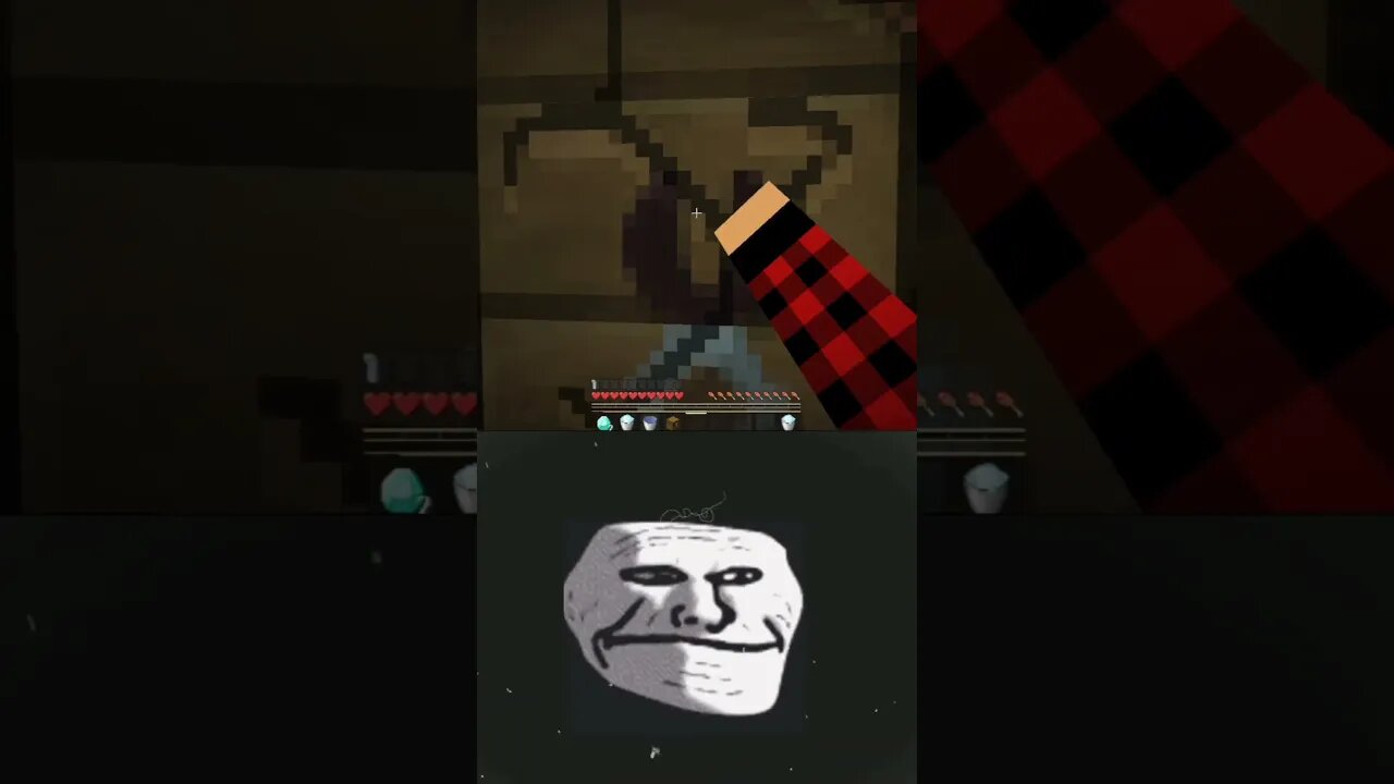 Minecraft: That Was Close😨 (World's Smallest Violin) #shorts