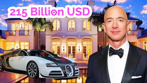 Jeff Bezos 215 Billion USD 2nd richest in the world/Amazon owner