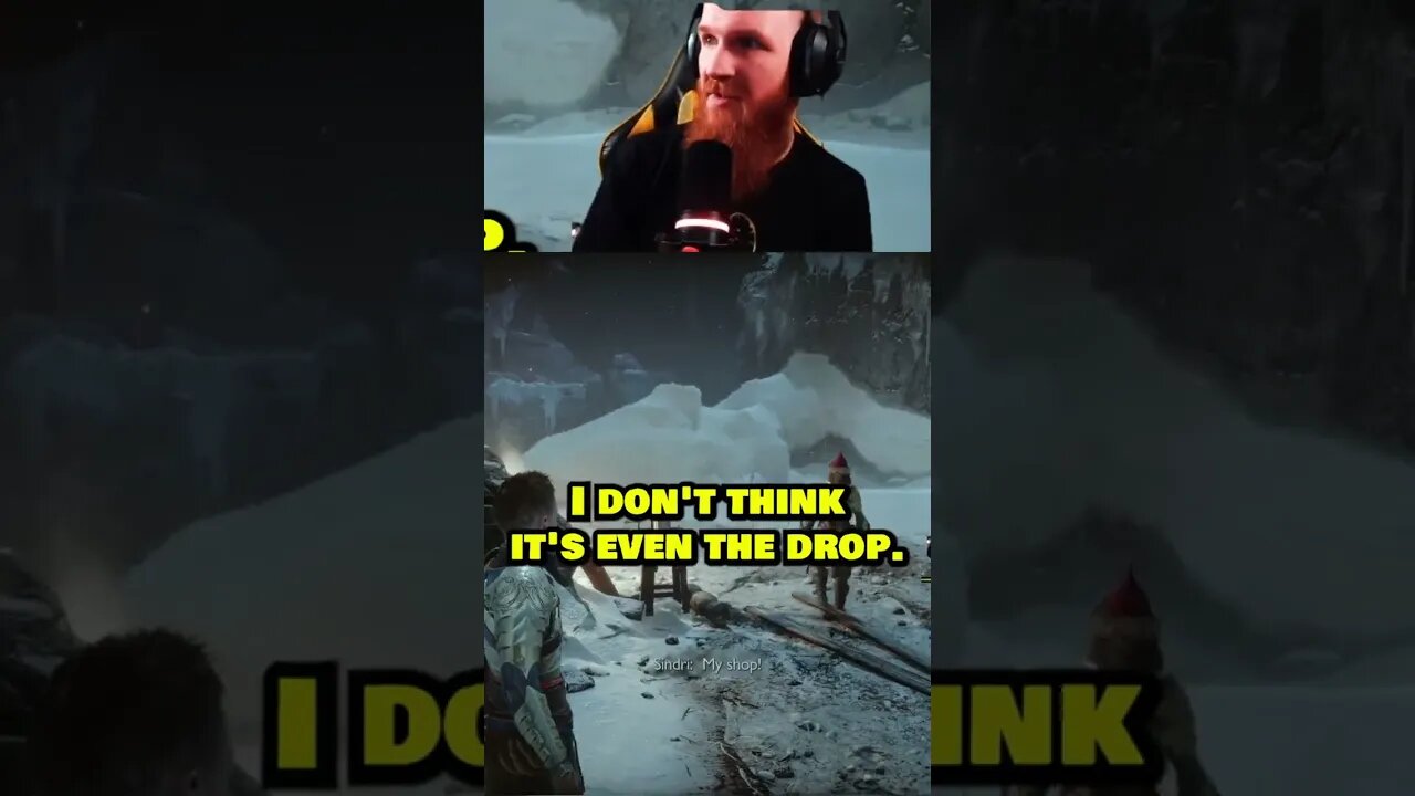 God of War Ragnarok - The real reason Sindri didn't want to jump #shorts