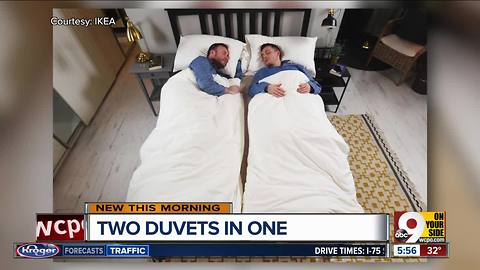 'What's a duvet?' Chris Riva asks