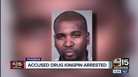 Accused drug ring kingpin arrested in Phoenix