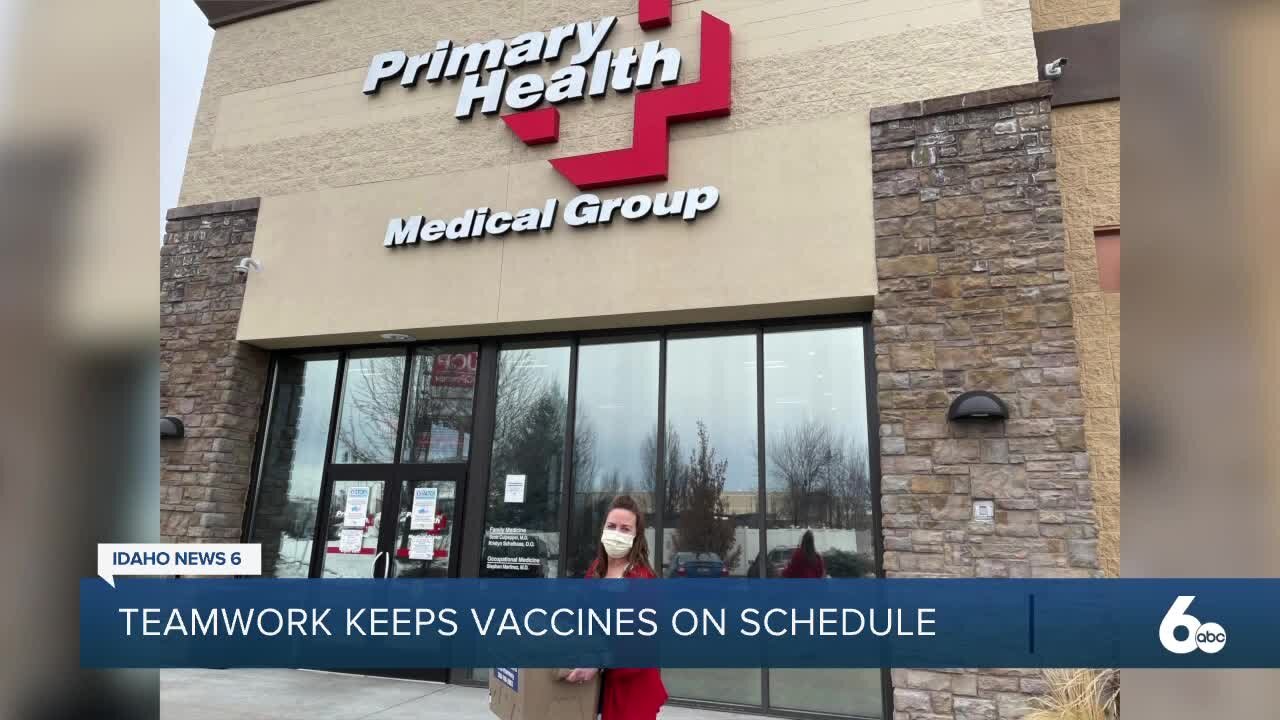 Teamwork keeps vaccine on schedule