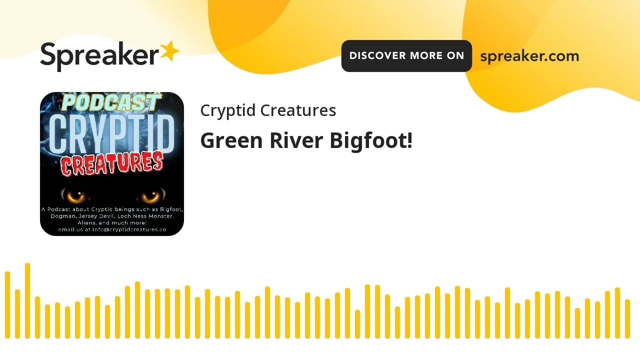 Green River Bigfoot!