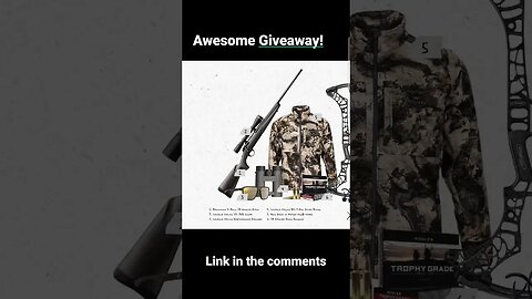 Awesome Giveaway #deerhunting #hunting #christmas christmas