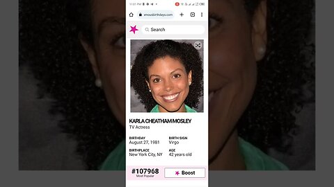 HAPPY 42 BIRTHDAY KARLA CHEATHAM MOSLEY