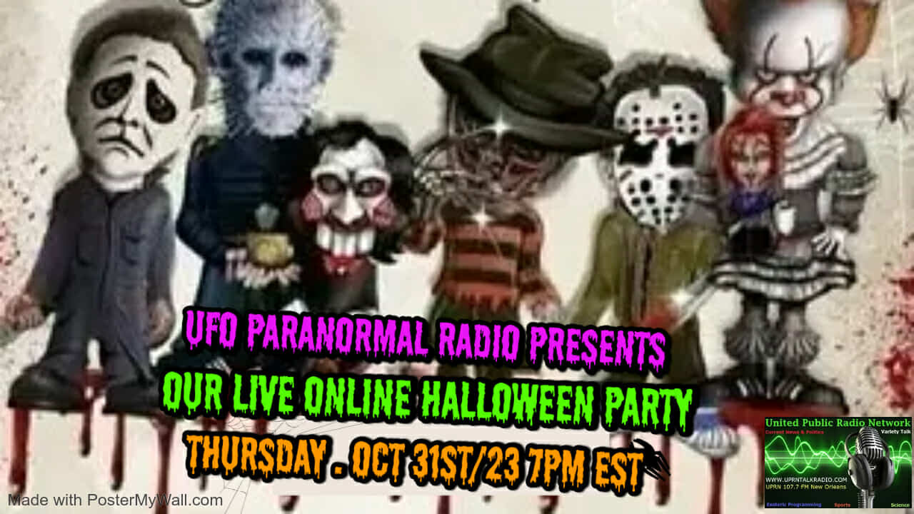 UPRN LIVE Halloween Party on The Thing At The Foot Of The Bed