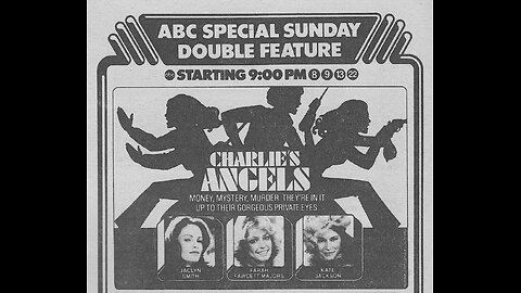 ABC 1978 Charlie's Angels, Angels in Vega$' (TV Movie) With commercials