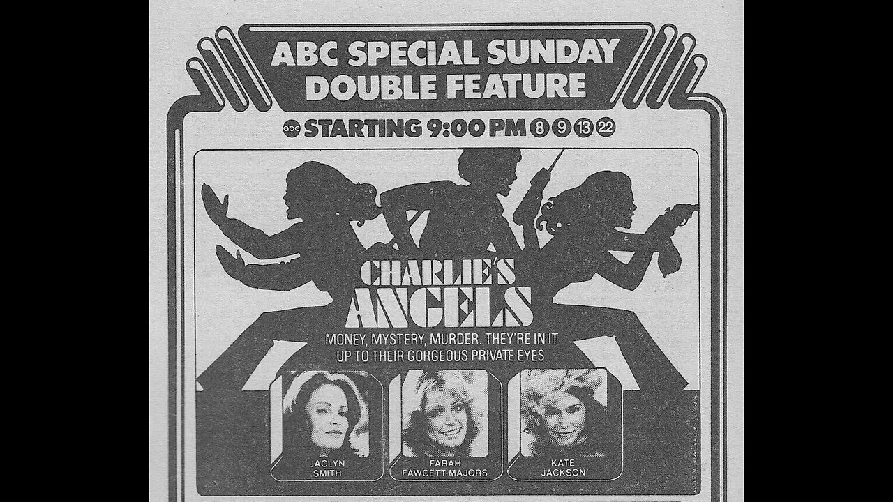ABC 1978 Charlie's Angels, Angels in Vega$' (TV Movie) With commercials