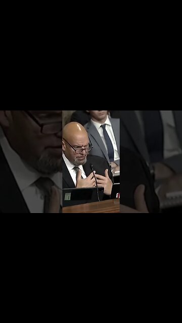 John Fetterman Incoherently Mumbling During Senate Hearing #shorts