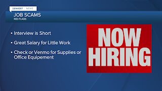 BBB warning about job scams