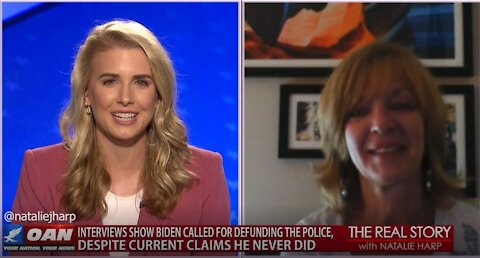 The Real Story - OAN Biden Flip Flop with Laura Baigert