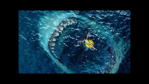 The Meg - Megalodon Shark Beach Attack Scene (2018) Movie Clip