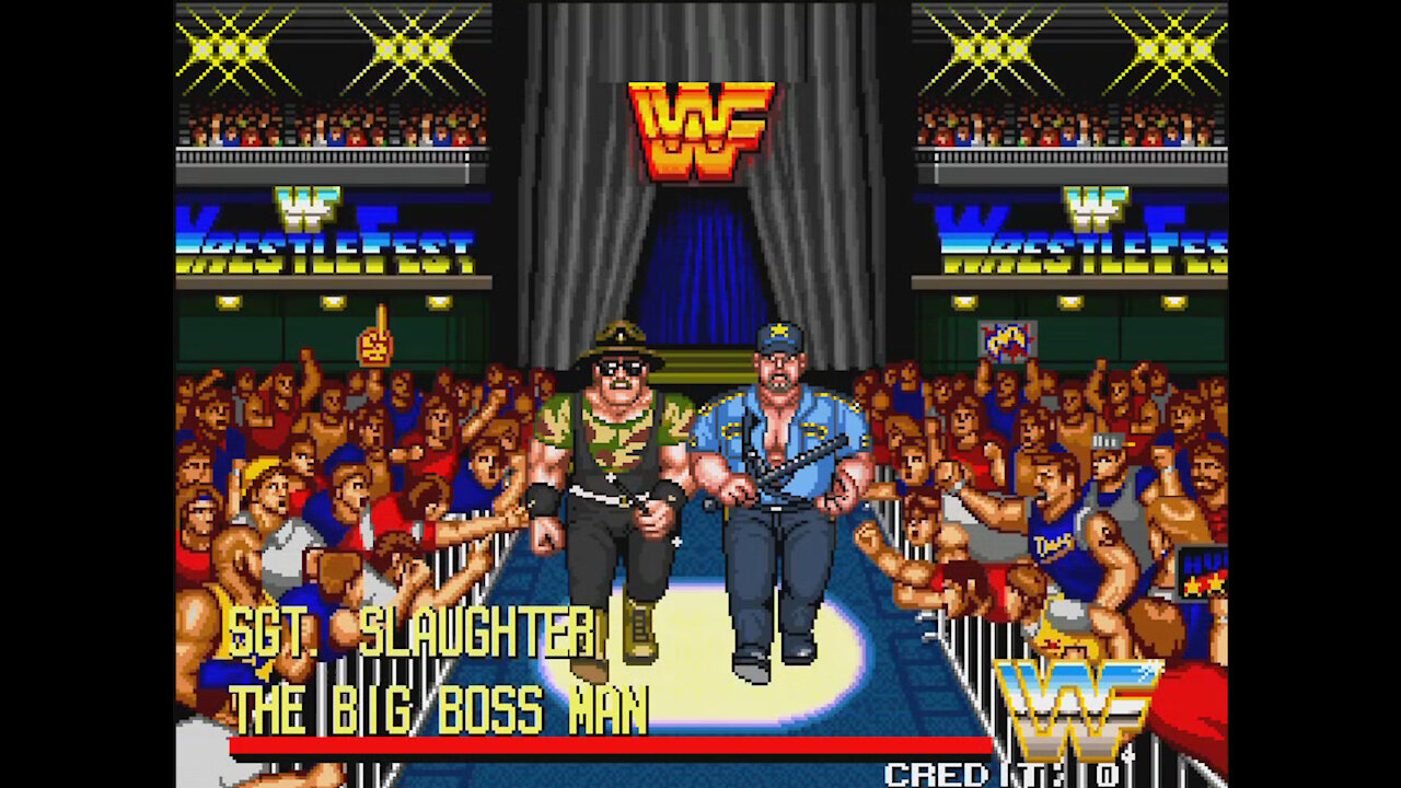 WWF SATURDAY NIGHTS Main Event - SGT SLAUGHTER and THE BIG BOSS MANN