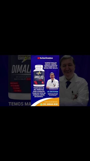 Muito Importante Magnéso dimalato precisa ser quelato juntamente para melhor absorção pelo organismo
