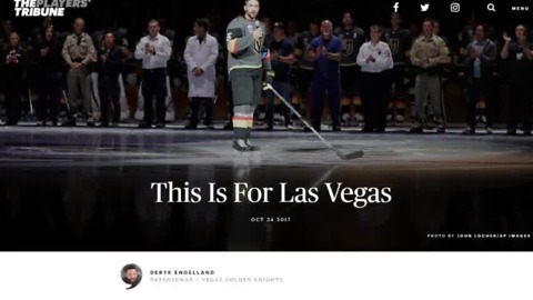 Vegas Golden Knights player pens 'This is for Las Vegas' article