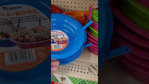 DON'T MISS A DROP! Groovy Cereal Bowls With Straws #shorts