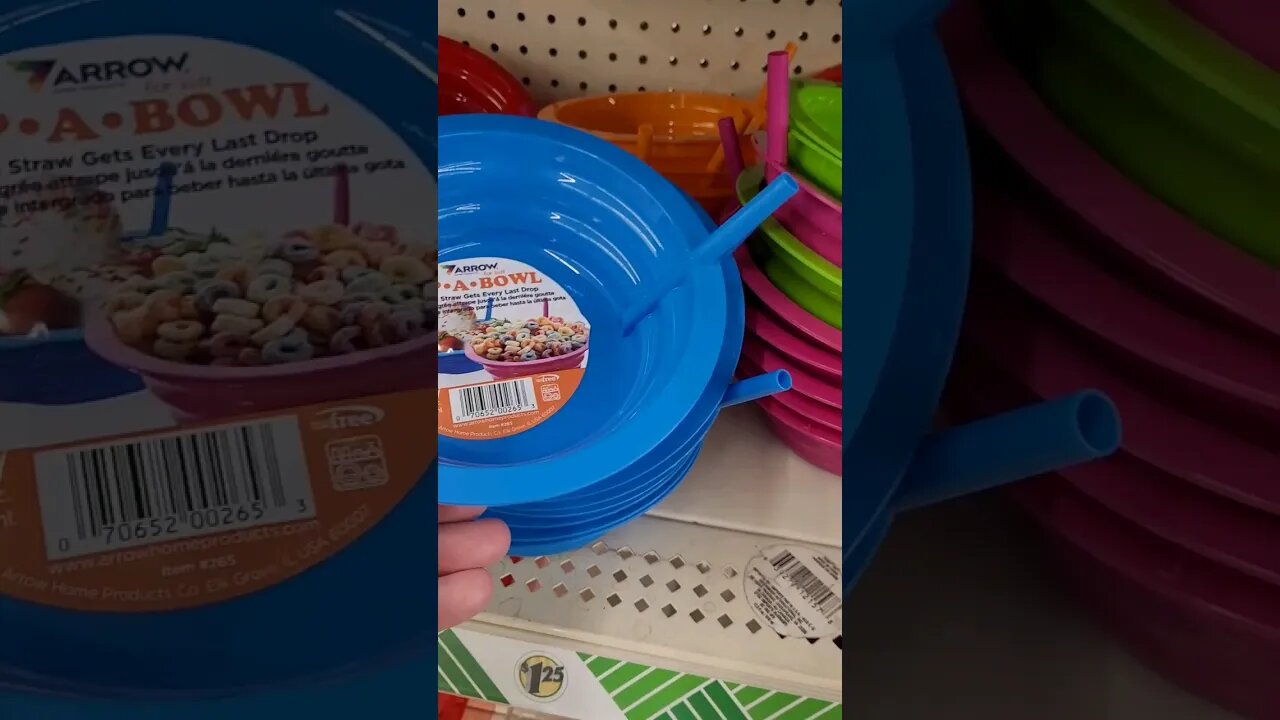DON'T MISS A DROP! Groovy Cereal Bowls With Straws #shorts