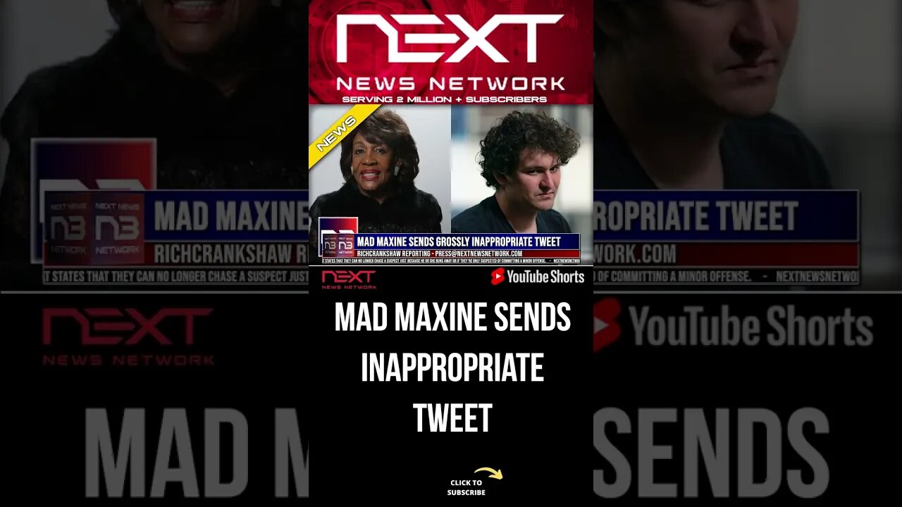 Mad Maxine Sends Grossly Inappropriate Tweet #shorts