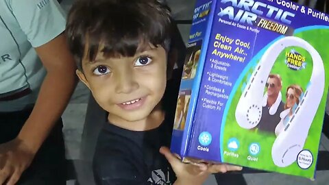 Garmi ka Tor aa gaya l Neckband Air Cooler on daraz l Gardan Wala pankha #aircooler #purifier