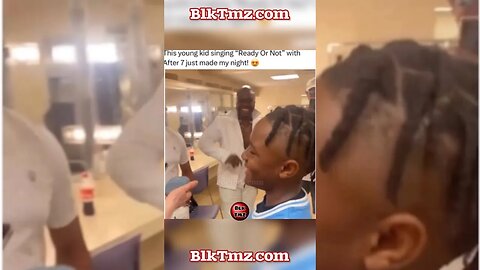 This young kid sings “Ready Or Not” for and with After 7 ! And KILLS IT 🔥