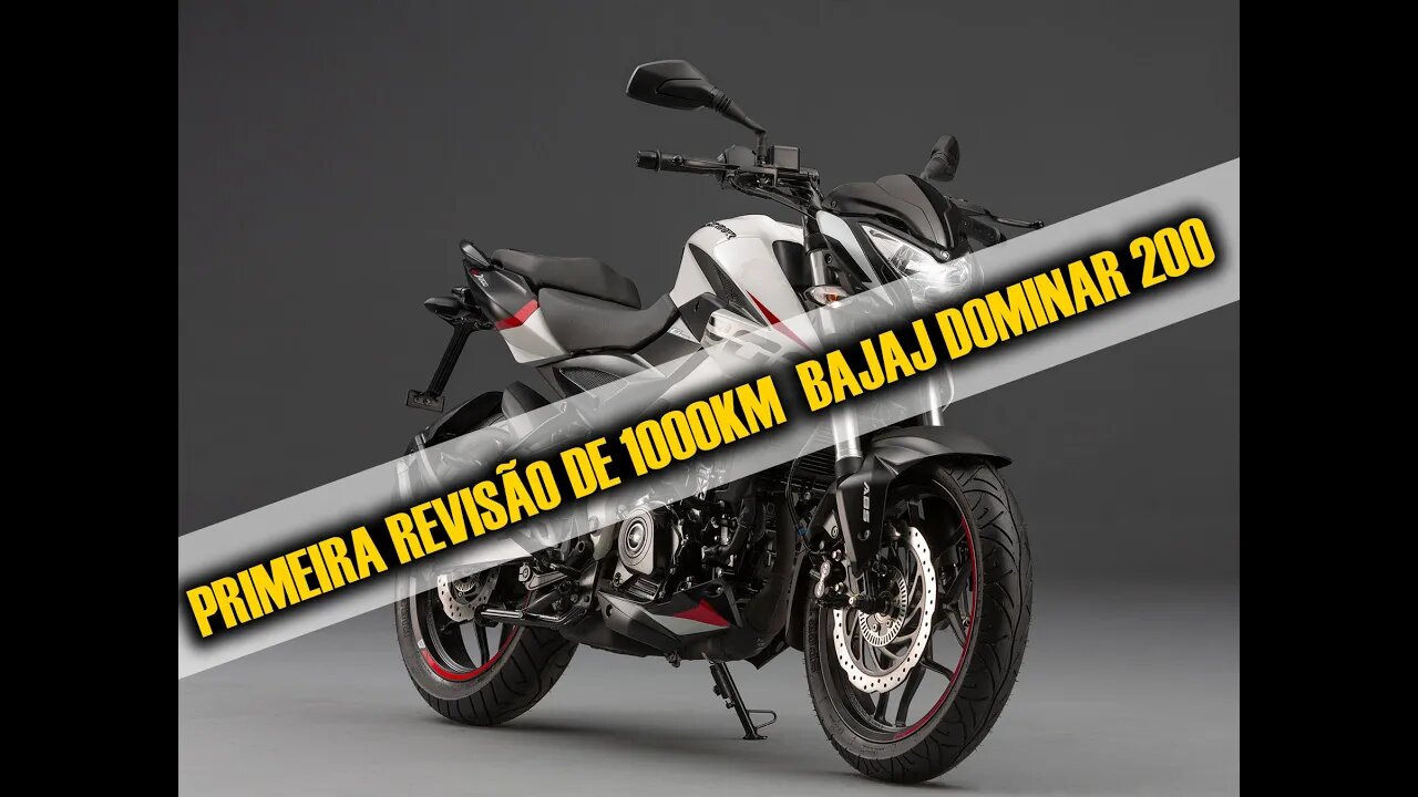 PRIMEIRA REVISÃO DE 1000KM MOTO BAJAJ DOMINAR 200 18.03.2023#moto #saopaulo #saopaulomotos #brazil