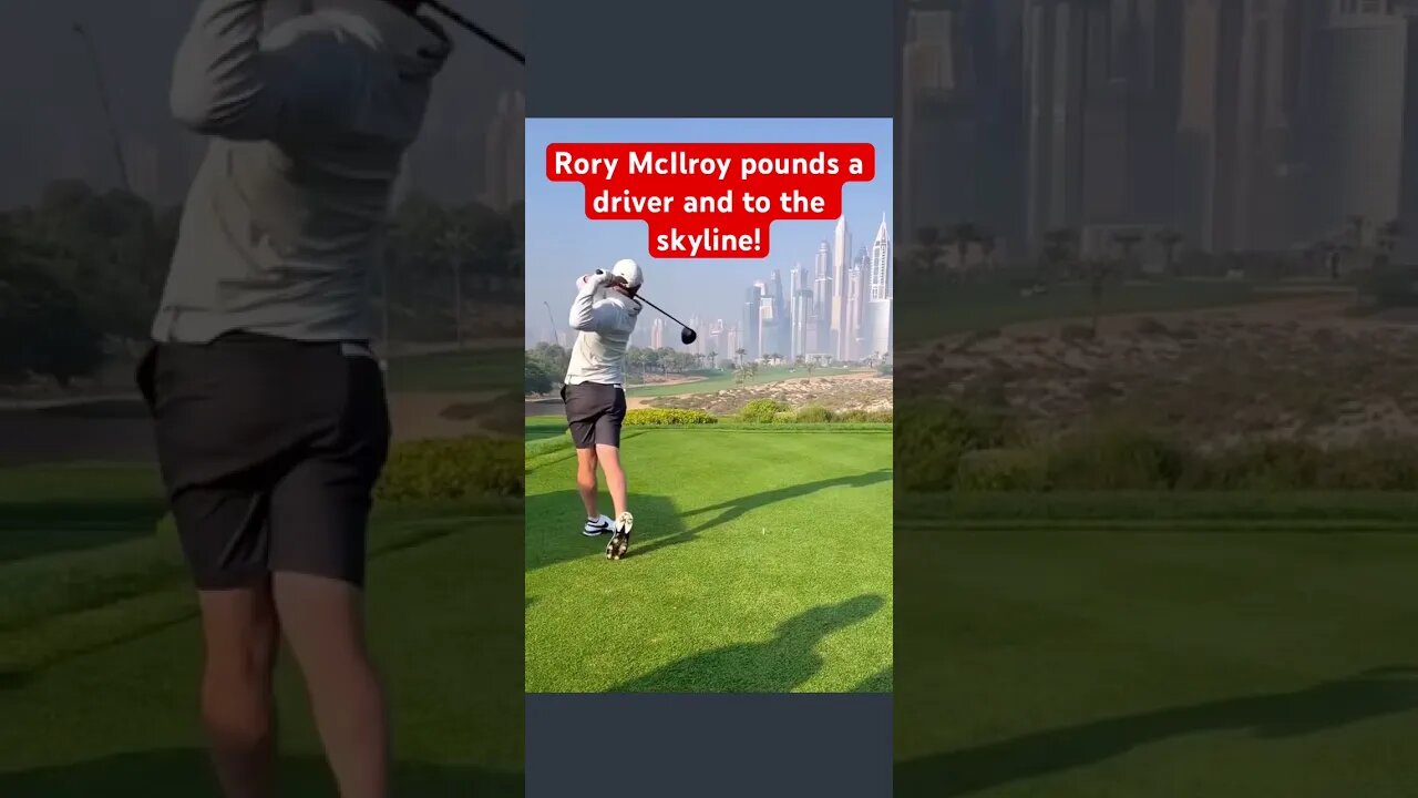 Rory McIlroy pounds a driver to the skyline!! #rorymcilroy #golf #theopen