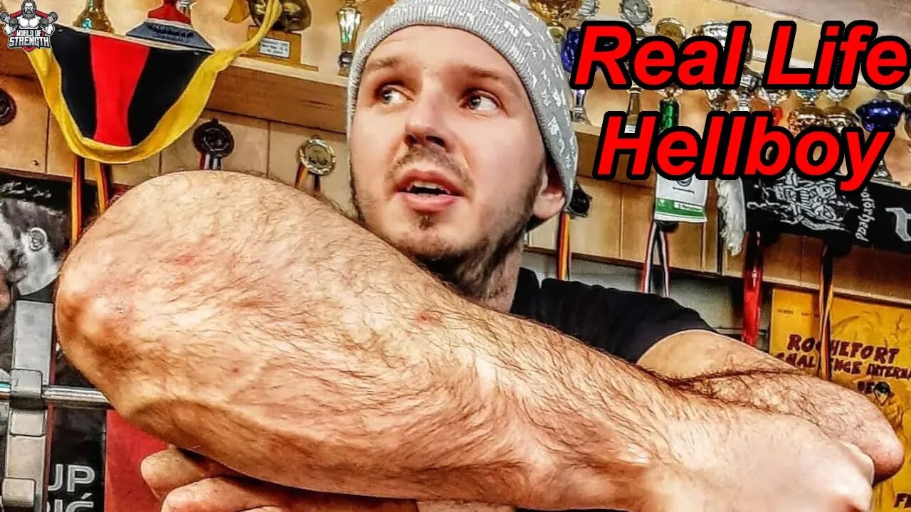 The Armwrestling Hellboy Matthias Schlitte
