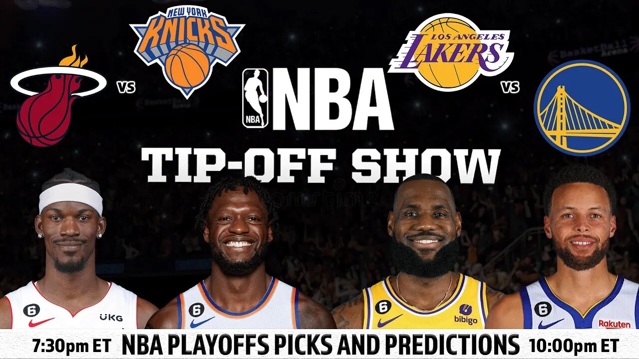 NBA Playoff Predictions, Picks and Odds Today | Heat vs Knicks | Warriors vs Lakers | May 2