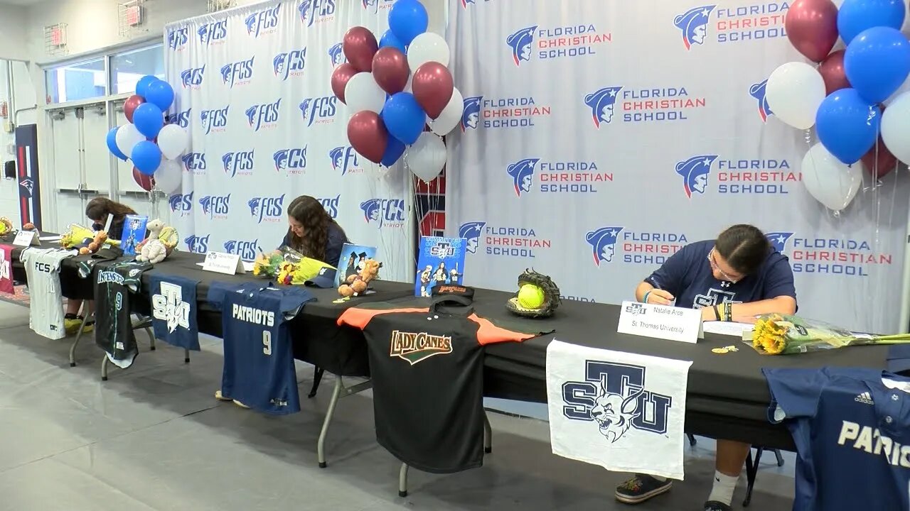 Gaby Perozo, Tati Perozo, Natalie Arce | Softball | College Signing