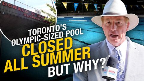 Why has Toronto’s Olympic-sized swimming pool been closed all summer long?