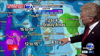 Soggy storm dumping heavy rain and snow over Colorado!
